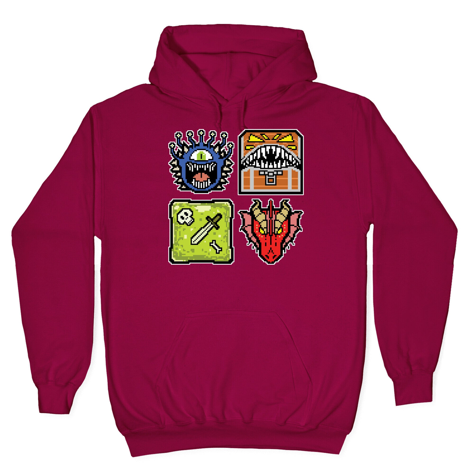 Pixel DnD Monsters Hoodie